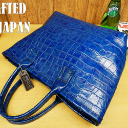 受注生産☆シャークマウス仕様♪オールレザーのミニトートバッグ