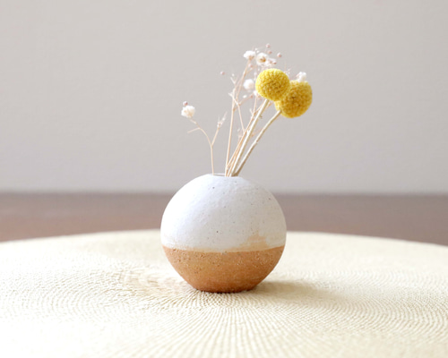 糠白釉 花瓶 花器 陶仙作 pg-10619.jpg