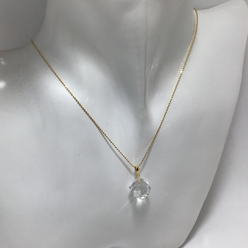 K18、水晶ペンダントトップ No.22806 ペンダントトップ omori&co