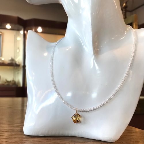 K18、黄水晶ペンダントトップ No.22758 ペンダントトップ omori&co