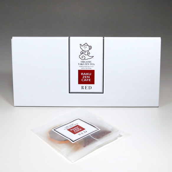 オーガニック薬膳茶 五色茶 RED　赤　楽膳カフェオリジナルブレンド 疲労 1枚目の画像