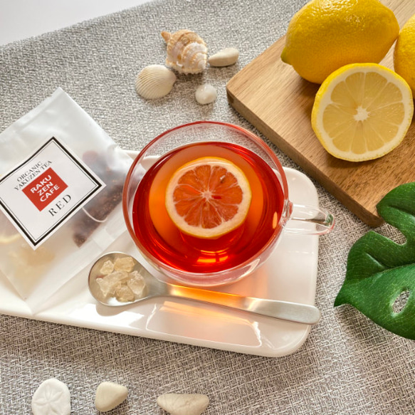 オーガニック薬膳茶 五色茶 RED　赤　楽膳カフェオリジナルブレンド 疲労 3枚目の画像