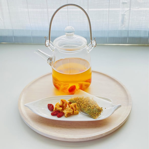 オーガニック薬膳茶 五色茶 WHITE　白　楽膳カフェオリジナル　風邪や感染予防 4枚目の画像