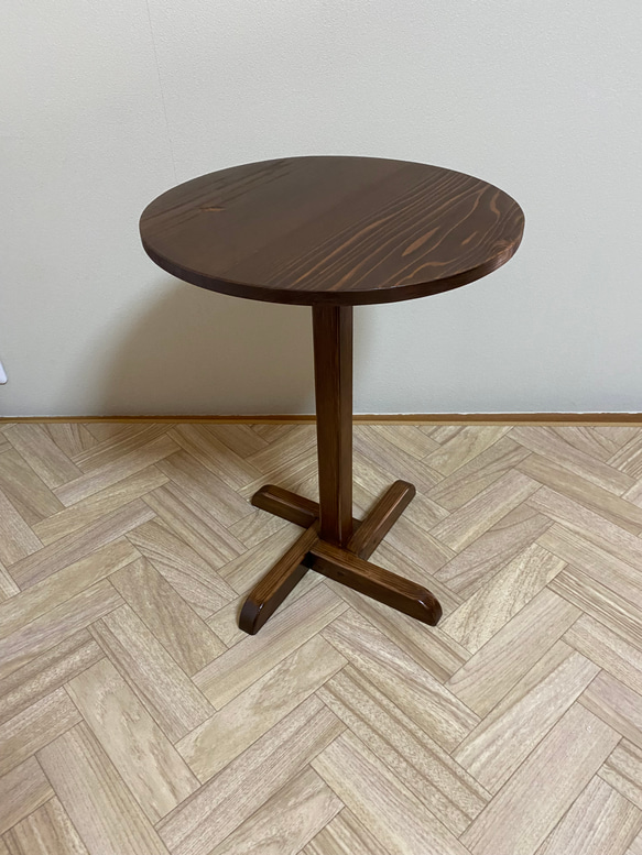木製サイドテーブル 1枚目の画像