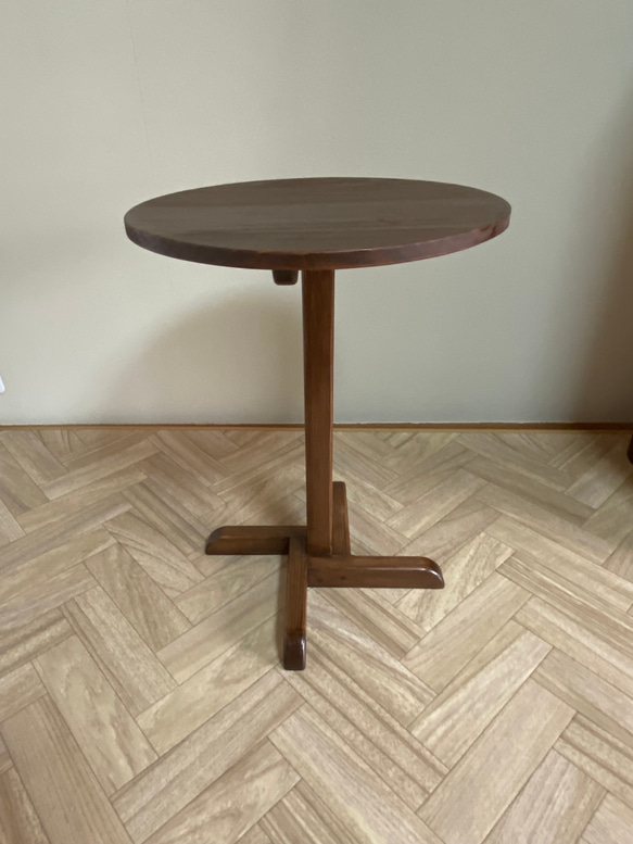 木製サイドテーブル 5枚目の画像