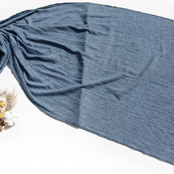 喀什米爾Cashmere 針織圍巾 純羊毛圍巾 手織圍巾 編織圍巾-海洋 美麗諾 聖誕節交換禮物 好友生日禮物 母親節 第14張的照片