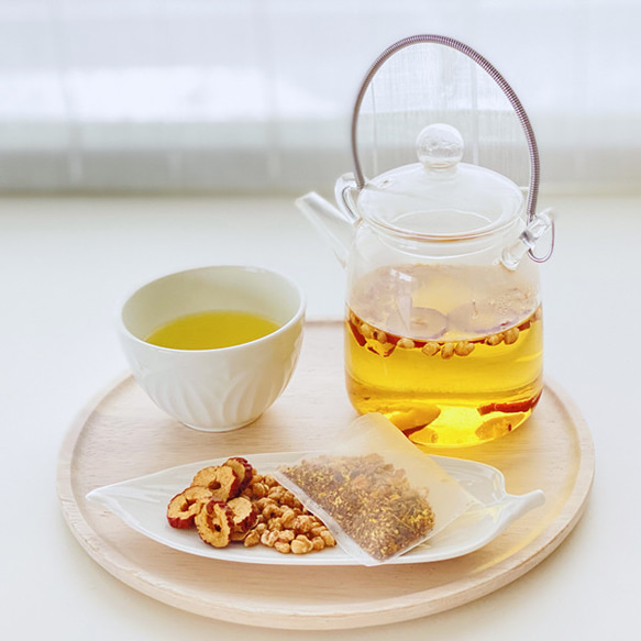 オーガニック薬膳茶 五色茶 Y ELLOW 黄 楽膳カフェオリジナルブレンド 3枚目の画像