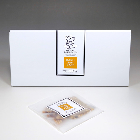 オーガニック薬膳茶 五色茶 Y ELLOW 黄 楽膳カフェオリジナルブレンド 1枚目の画像