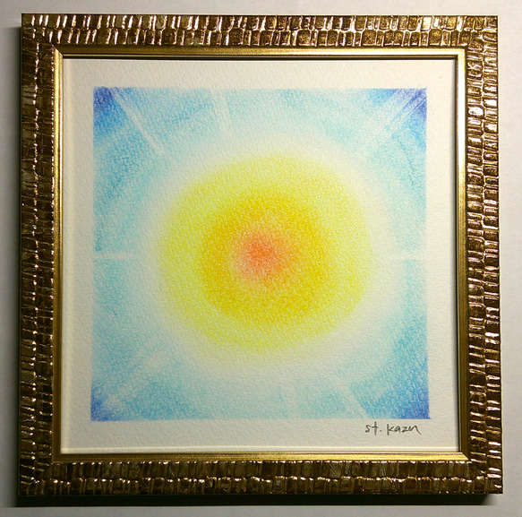 ヒーリングアート「太陽5」 絵画 st.kazu 通販 17082381