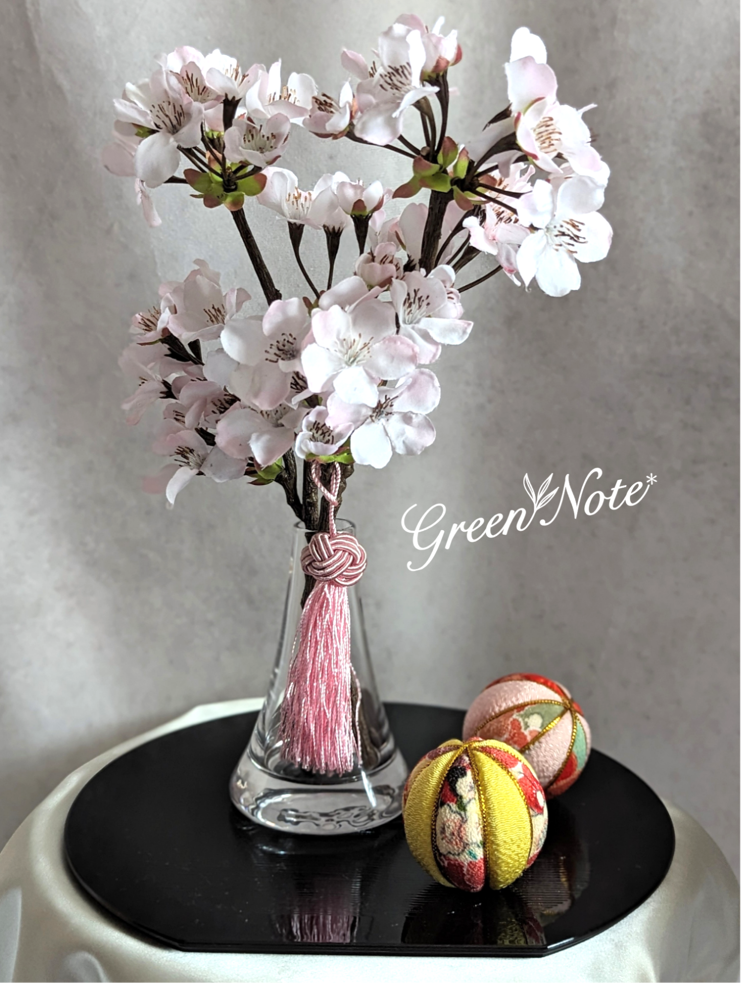 毎年きれい！お色選べる！桜のアレンジメント4点セット　ひな祭り　和室　玄関　インテリア