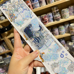 海外PETテープ 切り売り 城 煌めく夜/銀河の夜/夕歌の街 海外マステ