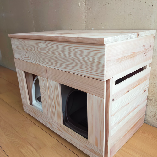 みっき～さん専用ページ　デュオトイレ　２つしまえるトイレカバー デュオトイレ 2つしまえる 猫トイレカバー ハウス・小屋 仔猫
