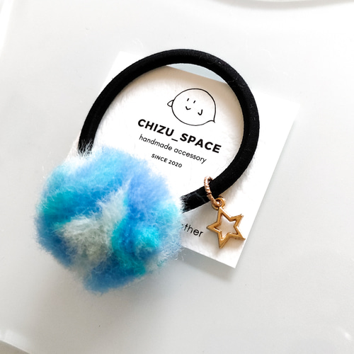 No.67》カラフルな羊毛フェルトのヘアゴム ヘアゴム chizu 通販