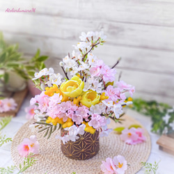 桜とチューリップとミモザの歓びの春❀ 5枚目の画像