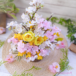桜とチューリップとミモザの歓びの春❀ 3枚目の画像