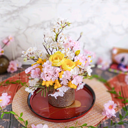 桜とチューリップとミモザの歓びの春❀ 12枚目の画像