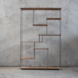 wood iron shelf 420*910*225　エコメルカリ便割り引き可 0_5c4417ff5ed43ff679df9ab13dad