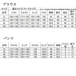 喪服 ブラックフォーマル 《7L～10L》小花レース使い ゆったりチュニックブラウスとパンツのスーツ 123701-3 10枚目の画像