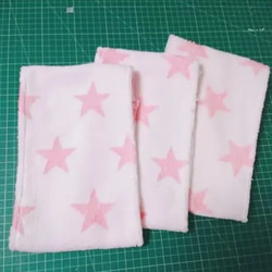 ピンク星 雑巾3枚 1枚目の画像