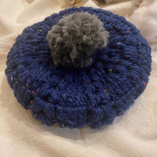 ボンボンベレー帽 オシャレ キッズベビー ボンネット 帽子(ベビー