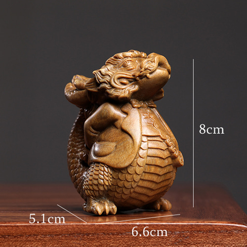 骨董品大型の木彫龍など