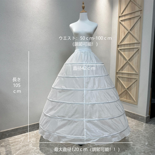 華やかヴェール付き白ドレス✨結婚式にぴったりパニエ効果でボリュームUP ボリュームたっぷりのサテン＆チュールプリンセス白ドレス