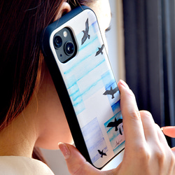 iPhoneケース　空の間〜 Blue〜 2枚目の画像