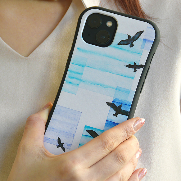 iPhoneケース　空の間〜 Blue〜 1枚目の画像
