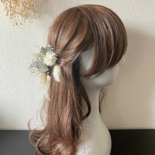 ヘッドドレス  88 ヘアパーツ 花の髪飾り ヘアパーツ ヘッドドレス 成人式 卒業式 結婚式 ブルー系
