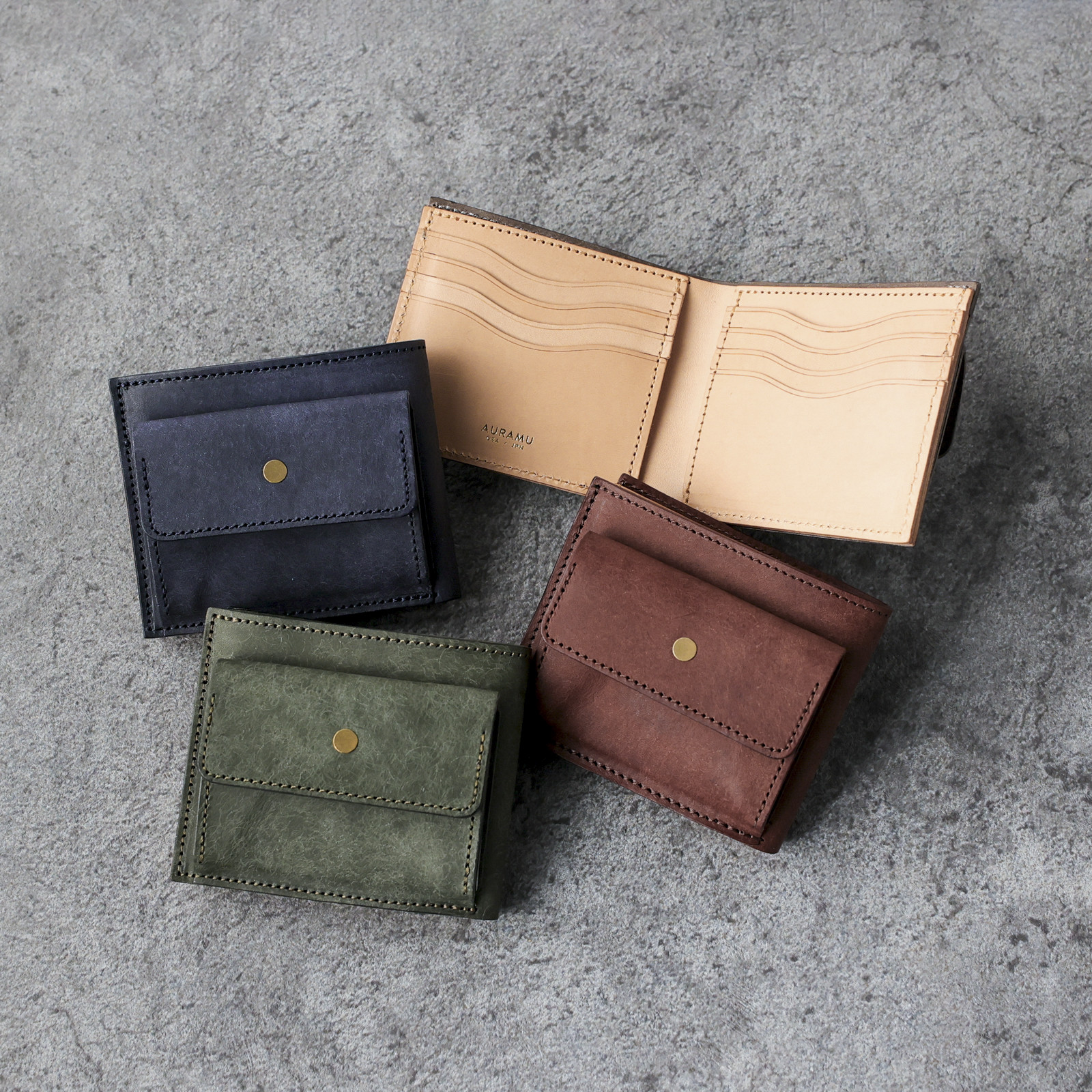 美品職人手作り 手染め ヌメ革 ハンドメイド メンズ 本革 ビジネス 
