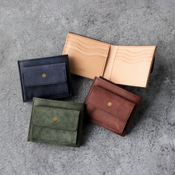 obm leather worksオリジナル二つ折り財布です。 obm leather worksオリジナル二つ折り財布です。