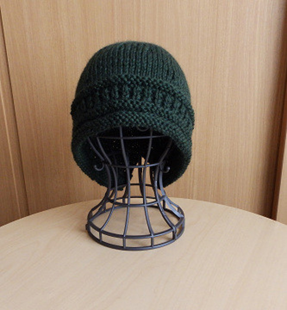 ⛄⛄防寒対策 ・暖かニット帽子⛄⛄ 【送料無料】手編み　バラクラバ　冬 2枚目の画像