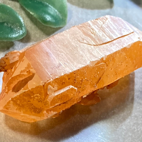 蜜柑の水晶 ✨タンジェリンクォーツ ポイント ラフストーン 原石 蜜柑の水晶 ✨タンジェリンクォーツ ポイント ラフストーン 原石