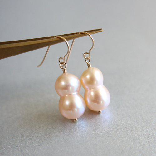 ☆最終半額セール☆ご縁を結ぶ贈り物☆ツインパール 6月誕生石