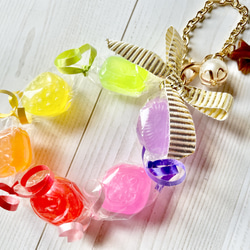 CANDY COLOR TICKET フェイクスイーツ作家様 バッグチャーム CANDY COLOR TICKET フェイクスイーツ作家様 バッグチャーム