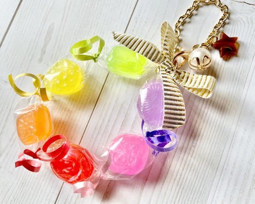 CANDY COLOR TICKET フェイクスイーツ作家様 バッグチャーム CANDY COLOR TICKET フェイクスイーツ作家様 ハンドメイド作家様