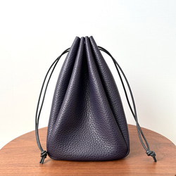 ☆希少美品☆ SLOW＆CO BEAMS 巾着バッグ 極美品 レザー 牛革 fs9381-01_1.jpg