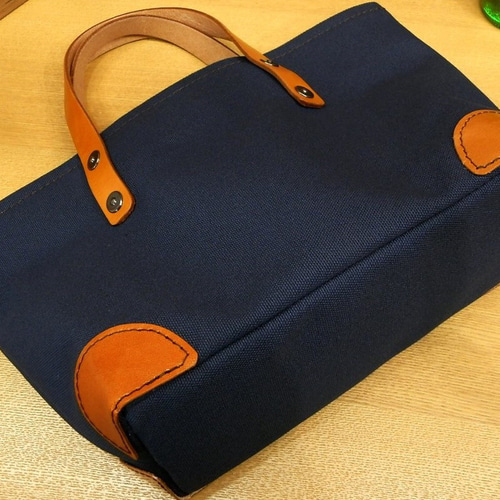 人気のミニサイズ☆ハンドメイド☆国産こうきゅう帆布のSサイズ