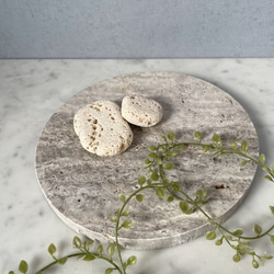 天然大理石 ディスプレイトレイ φ220㎜ その他インテリア雑貨 関ヶ原