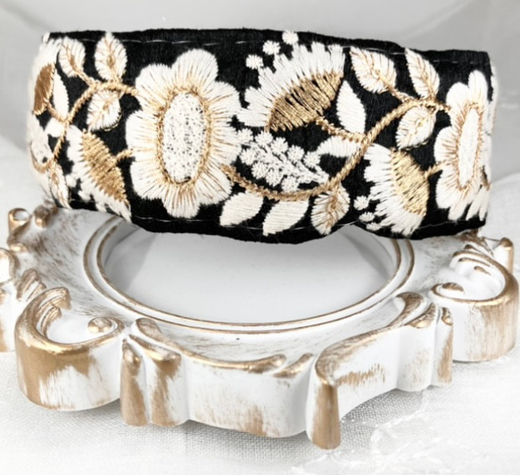 CA4LA round r インド刺繍カチューシャ CA4LA round r インド刺繍カチューシャ CA4LA round r インド刺繍