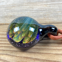 Fume Dot Glass Flower Implosion ボロシリケイトガラスペンダント WITF4 15枚目の画像