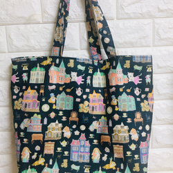 りりー様オーダー品　ユキエモン　トートバッグ　ハンドメイド ❤️大人気新柄yukiemonお好きな生地でトートバッグ作成致します