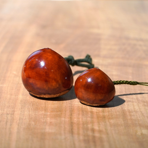 木彫刻 根付「栗」「小サイズ」 黄楊 木彫り 栗の実 彫刻 森 和輝 通販