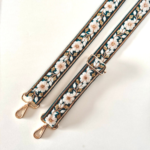 インド刺繍リボン スマホショルダー ショルダーストラップ