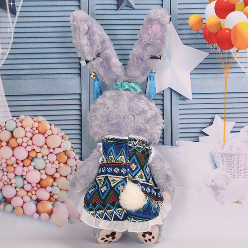 【107】¥650 ステラルー♡コスチューム♡ぬいば♡チュチュ♡花かんむり 50CMステラルー コスチューム 中国の民族スタイルのチャイナドレス