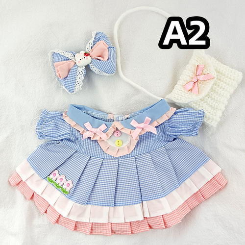 最終値下げ✩リーナベルぬいぐるみS✩洋服２点✩靴✩バッグ5点セット 13インチ リーナベル 服 30cm sサイズ共通 コスチューム