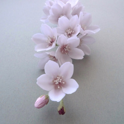 枝桜のコサージュ2024【受注作製】 3枚目の画像