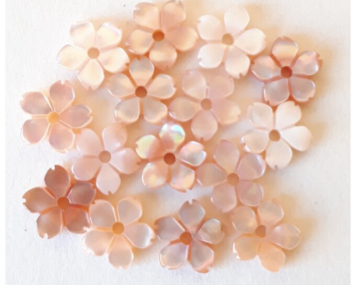 シェルの桜ビーズ(ピンク) 2個 その他素材 ☆buchuchu☆ 通販 17086579