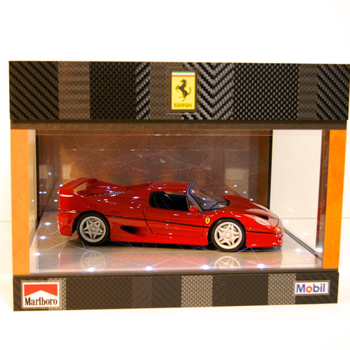 1/18展示4台可・WH&BK2層式・ディスプレーBOX / ネオジオラマ 1/18展示4台可・WH&BK2層式・ディスプレーBOX / ネオジオラマ