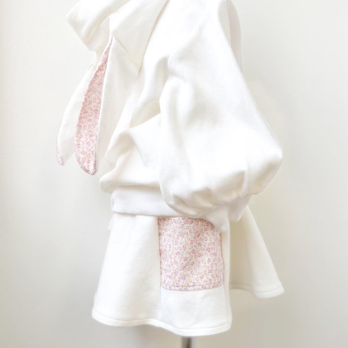 即納】うさ耳トレーナー うさ耳パーカー リバティトレーナー リバティ  